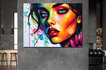 Buntes abstraktes pop art kaufen originalwerk -Peggy Liebenow